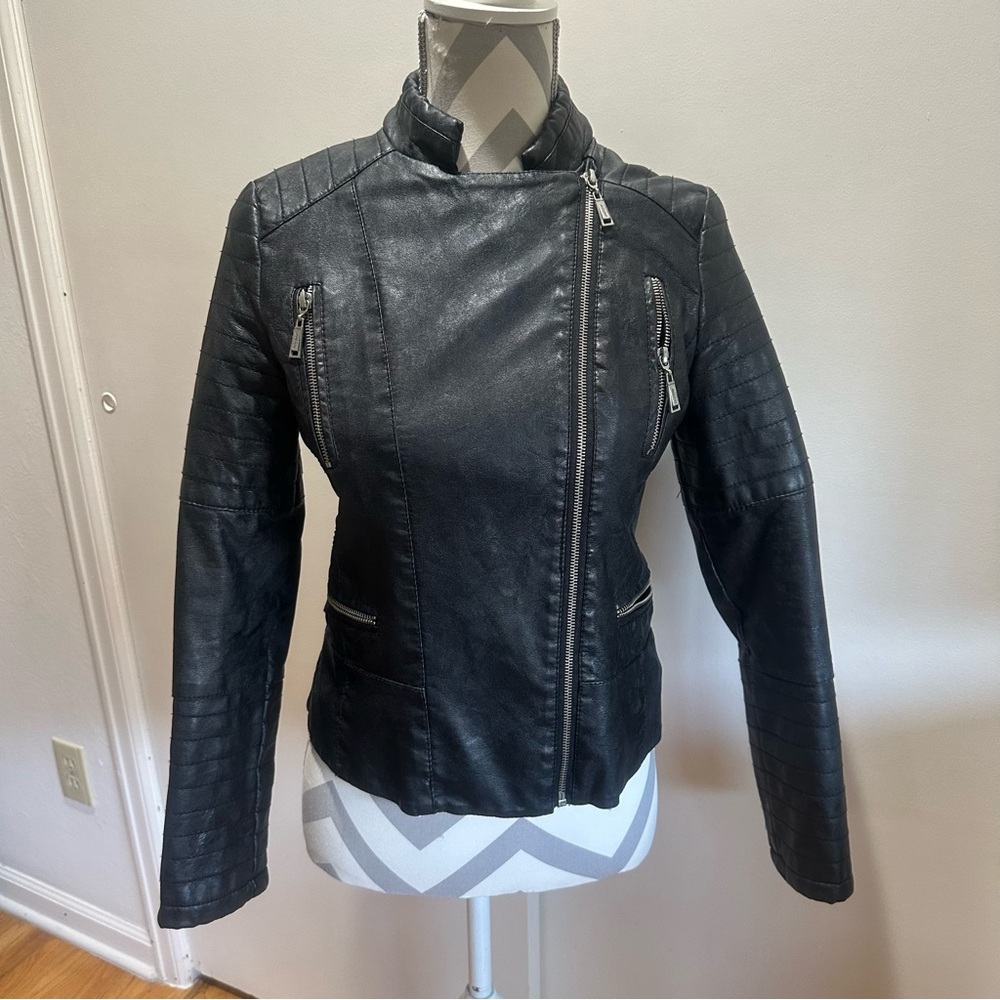 Jou Jou - Faux Leather Jacket - Women’s S